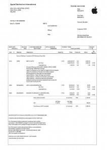 Fattura Apple